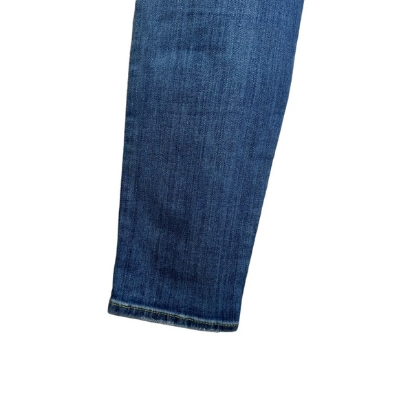 Fidelity Denim Mila Low Rise Ankle Slim Blue Jeans Faded Whiskering 30 - Picture 8 of 16